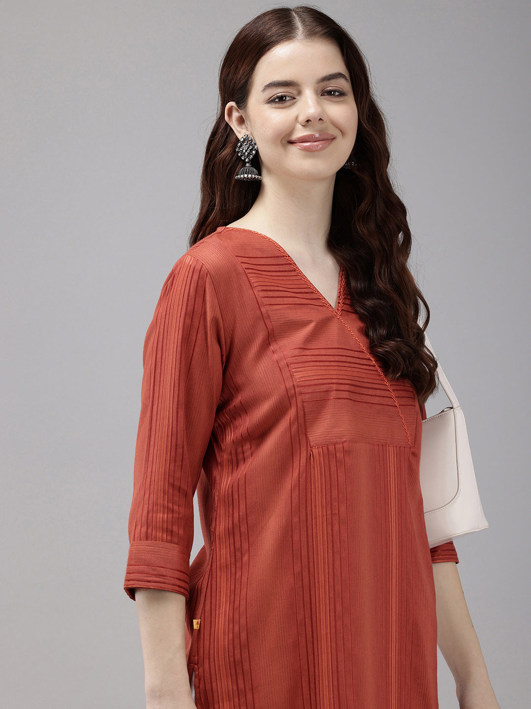 Vedic Women Embroidered Straight Kurta