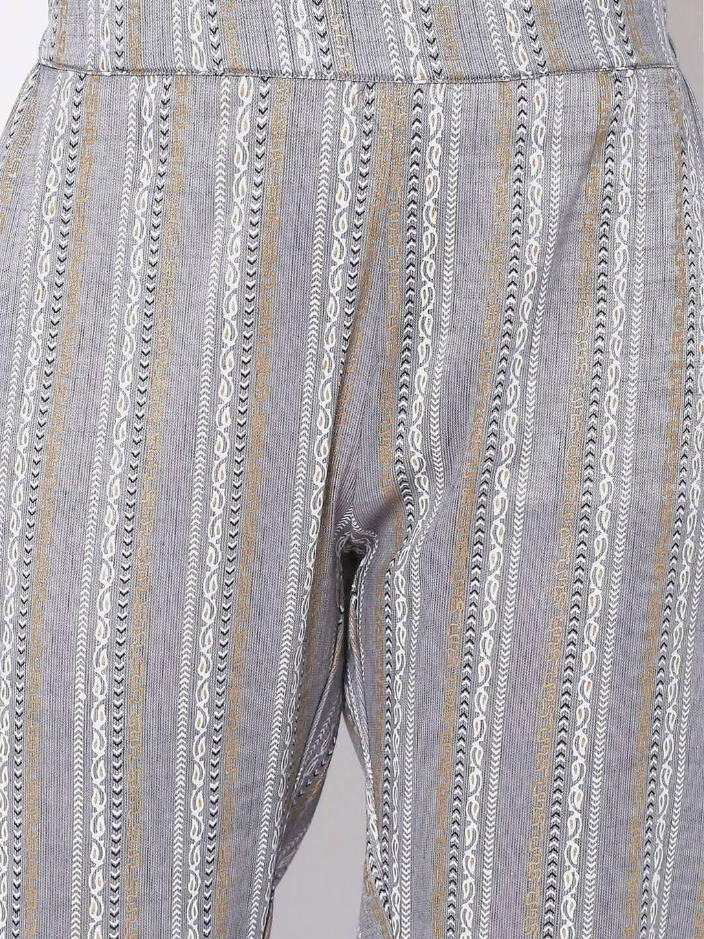 Vedic Ethnic Motif Printed Pure Cotton Kurta With Trousers - Vedic Apparel Private Limited