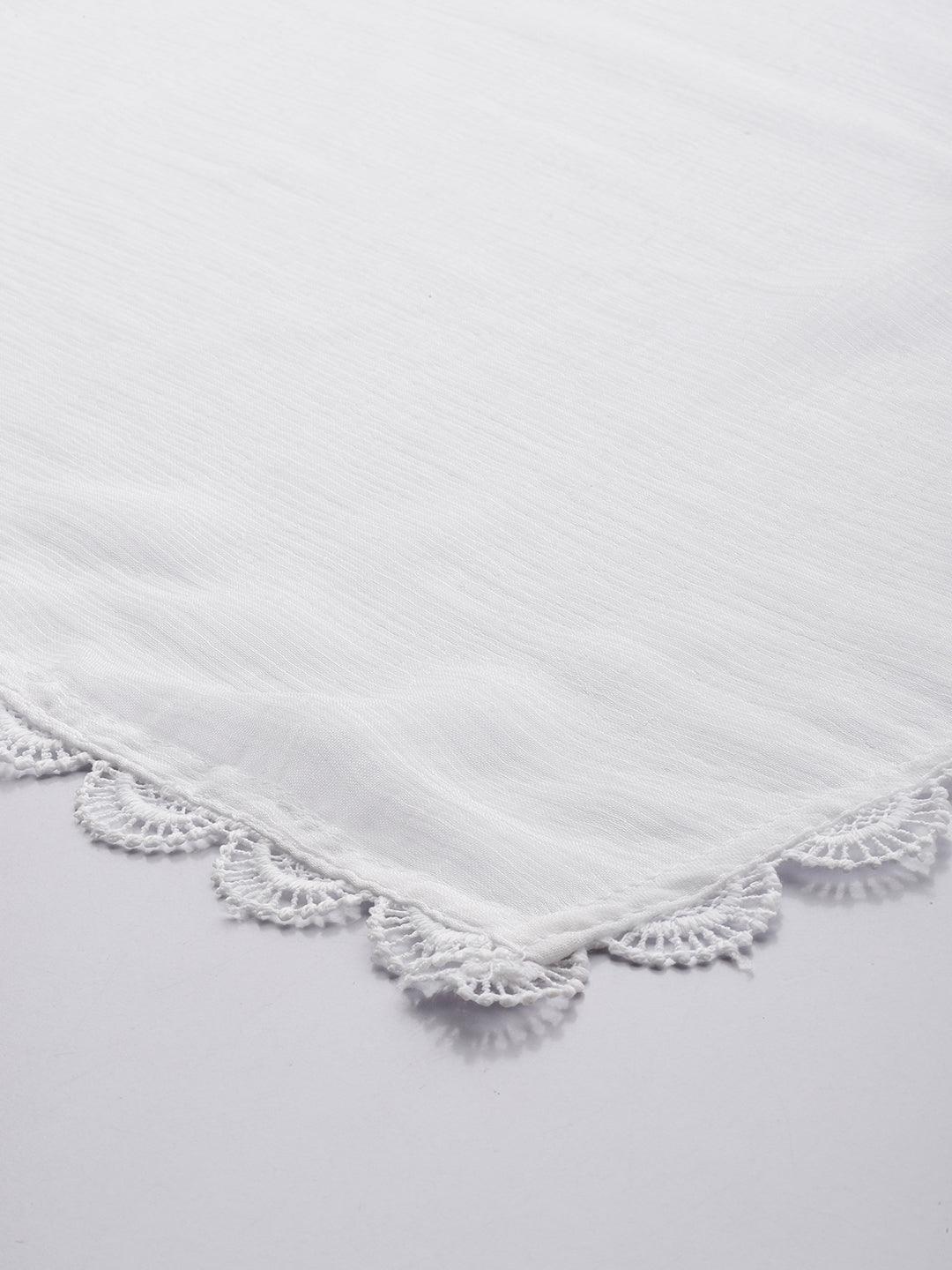 Vedic Anarkali Kurta Pant Dupatta - Vedic Apparel Private Limited