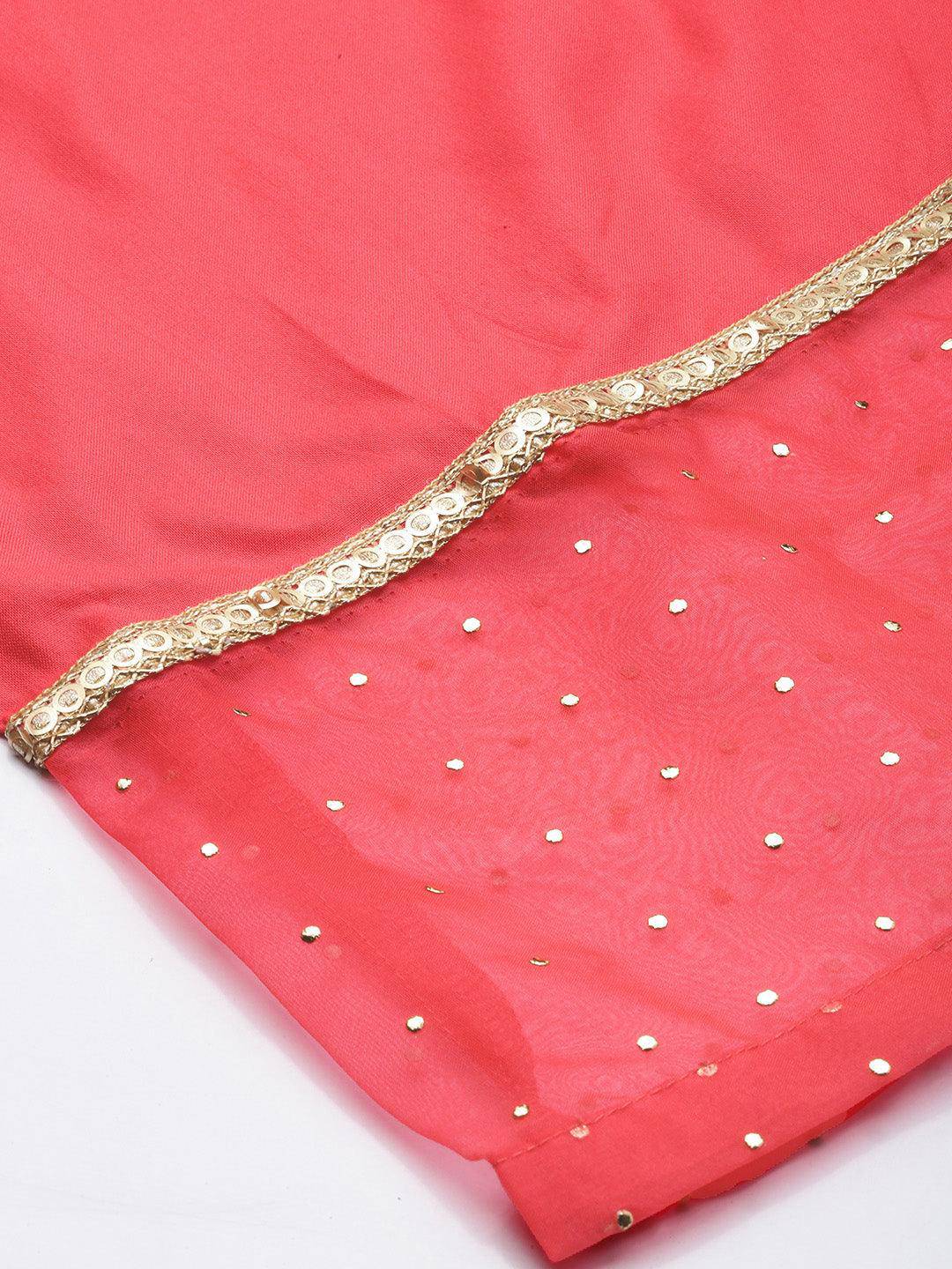 Vedic Women All Over Print Kurta Pant Dupatta - Vedic Apparel Private Limited