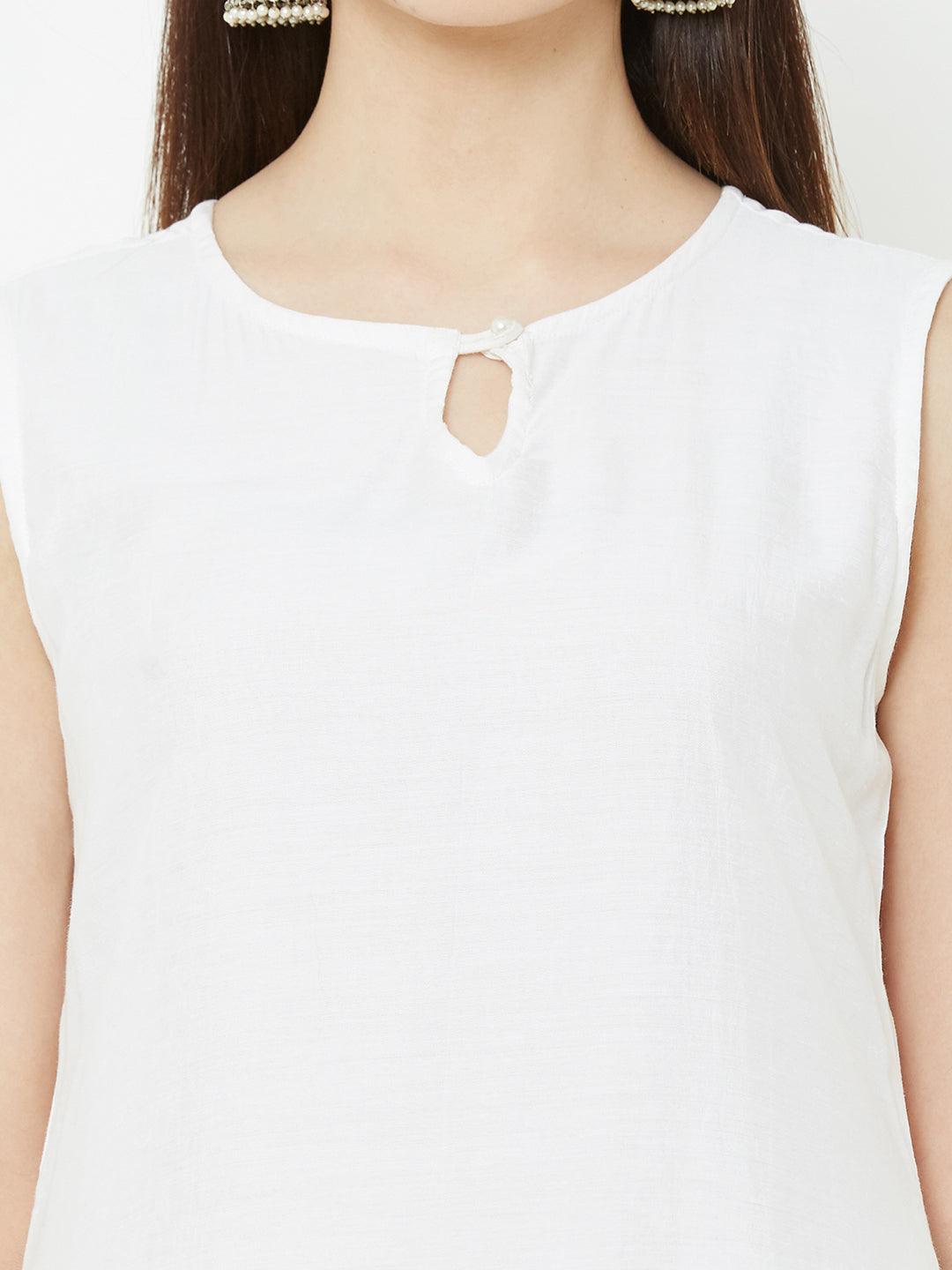 Vedic apparel premium white gown. - Vedic Apparel Private Limited