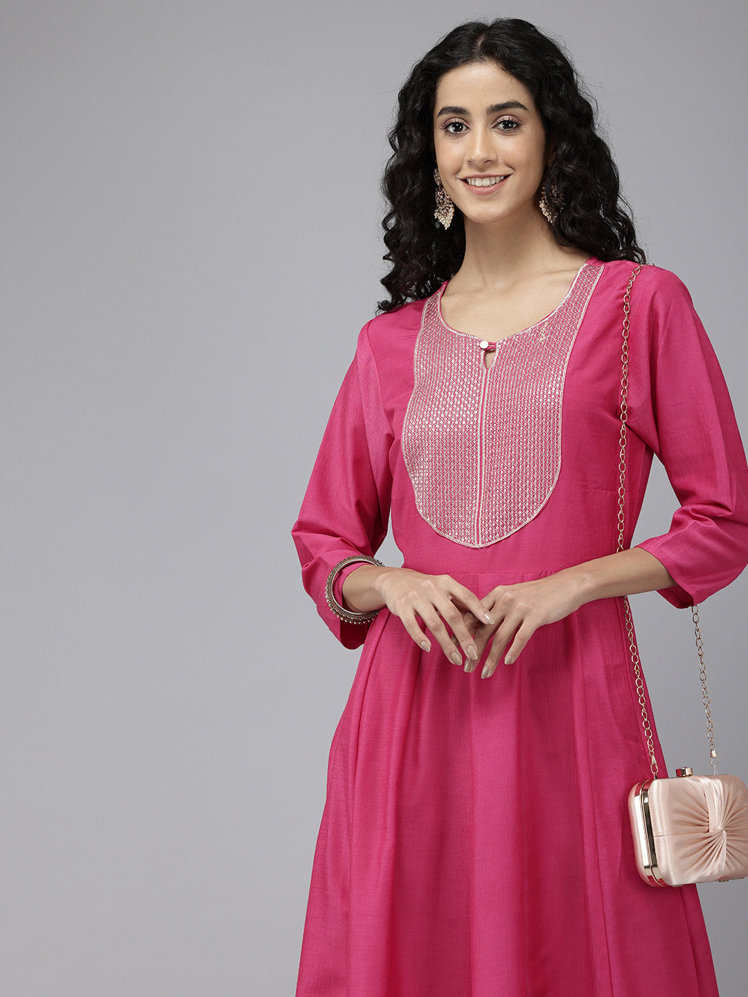 Vedic Women Embellished Anarkali Kurta