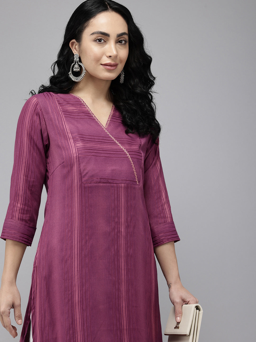 Vedic Women Embroidered Straight Kurta