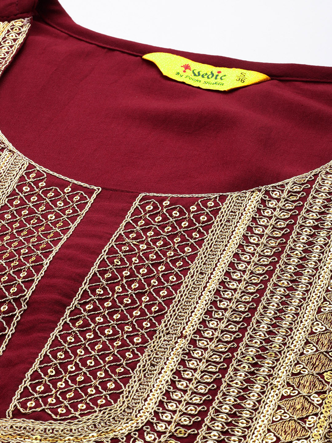 Vedic Women Embellished Anarkali Kurta