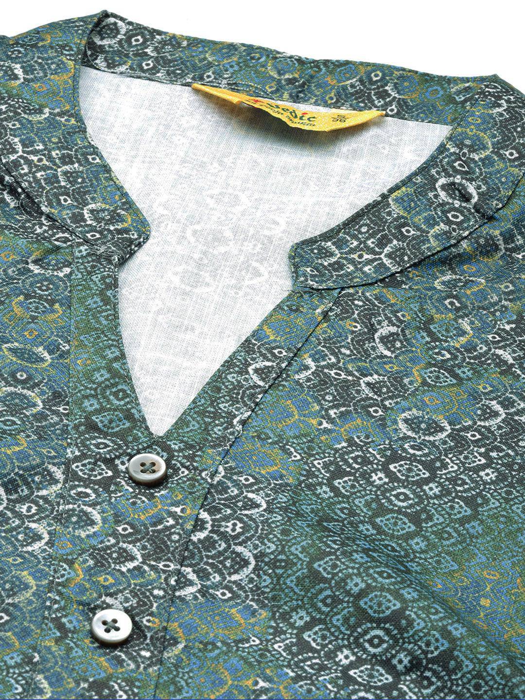 Vedic Women Printed Straight Kurta - Vedic Apparel Private Limited