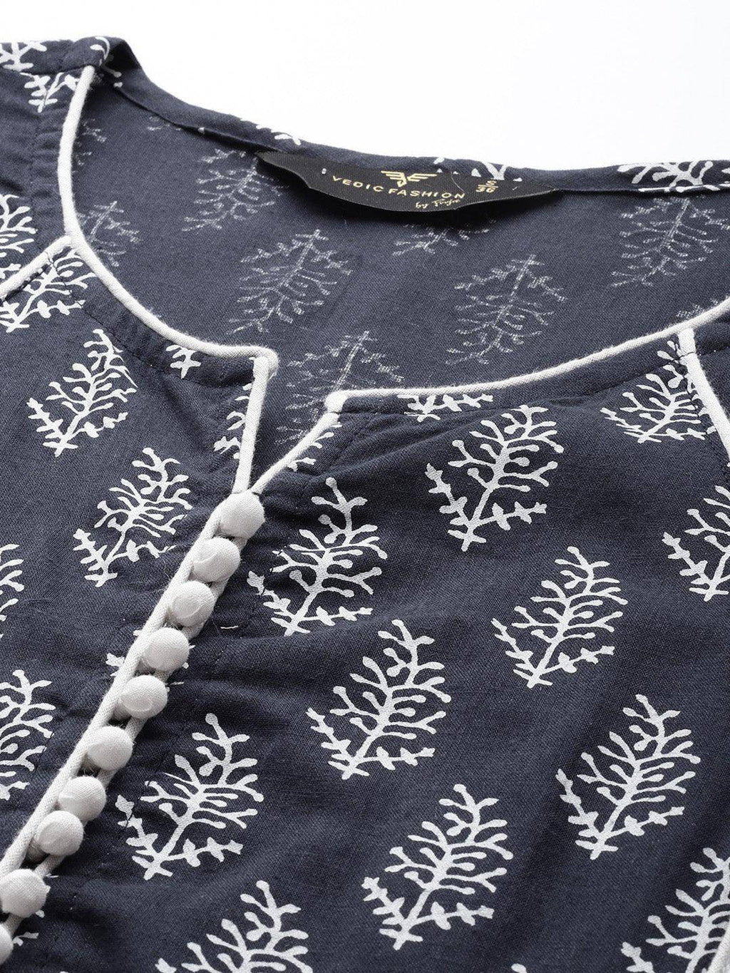 Vedic Anarkali Kurta Pant Dupatta - Vedic Apparel Private Limited