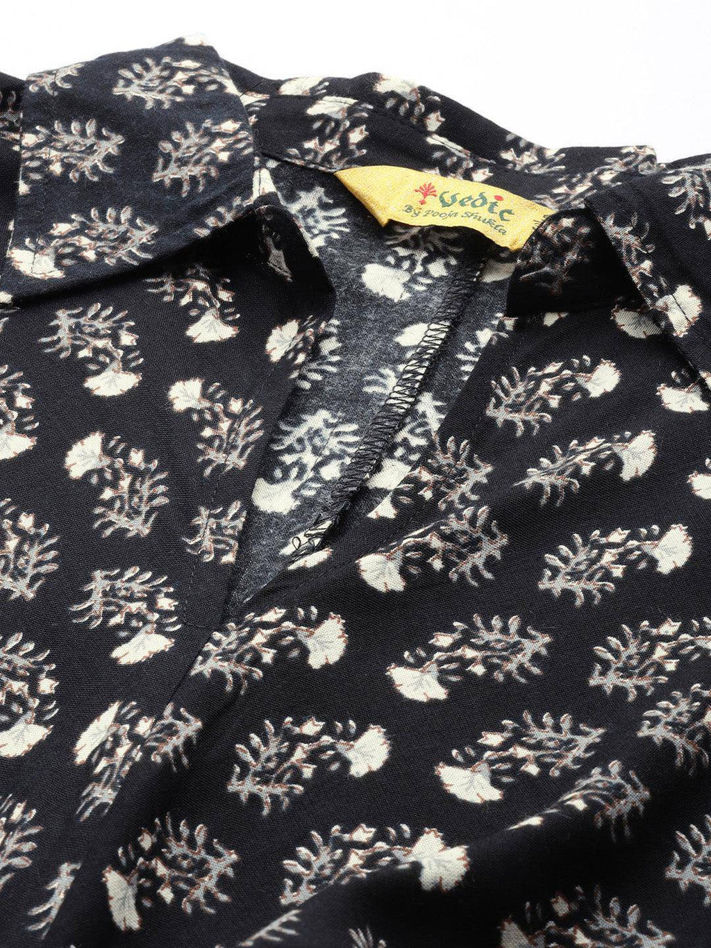 Vedic Women All Over Printed Double Layer Gown - Vedic Apparel Private Limited