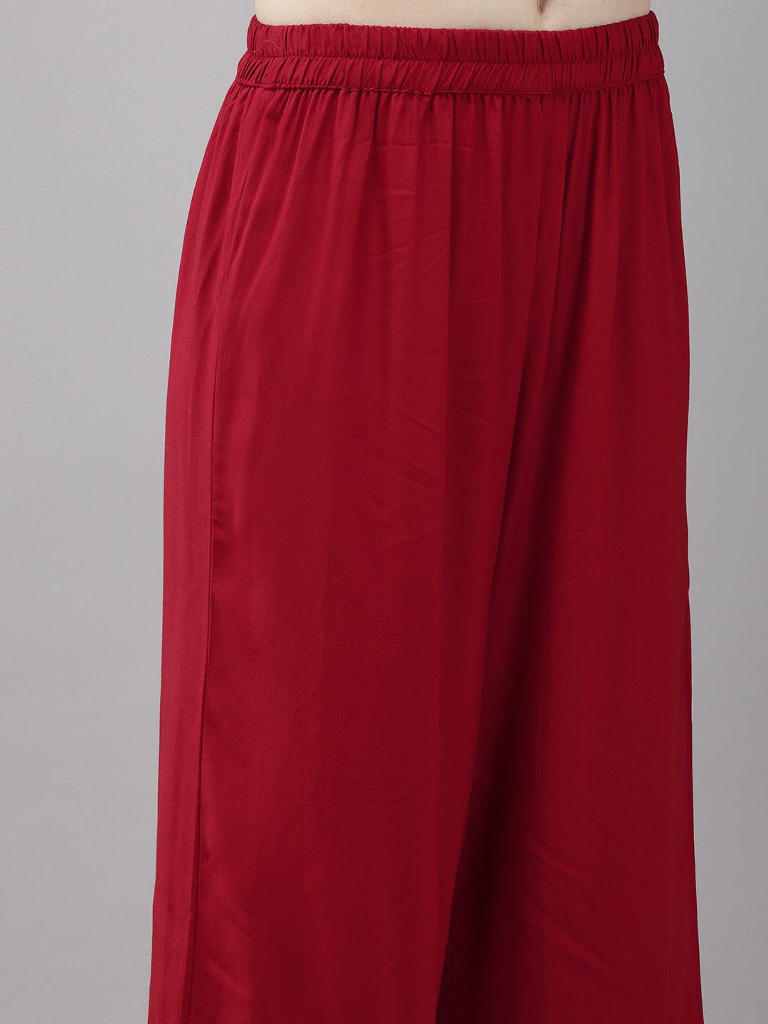 Vedic Women Embroidered Straight Kurta Pant Dupatta - Vedic Apparel Private Limited