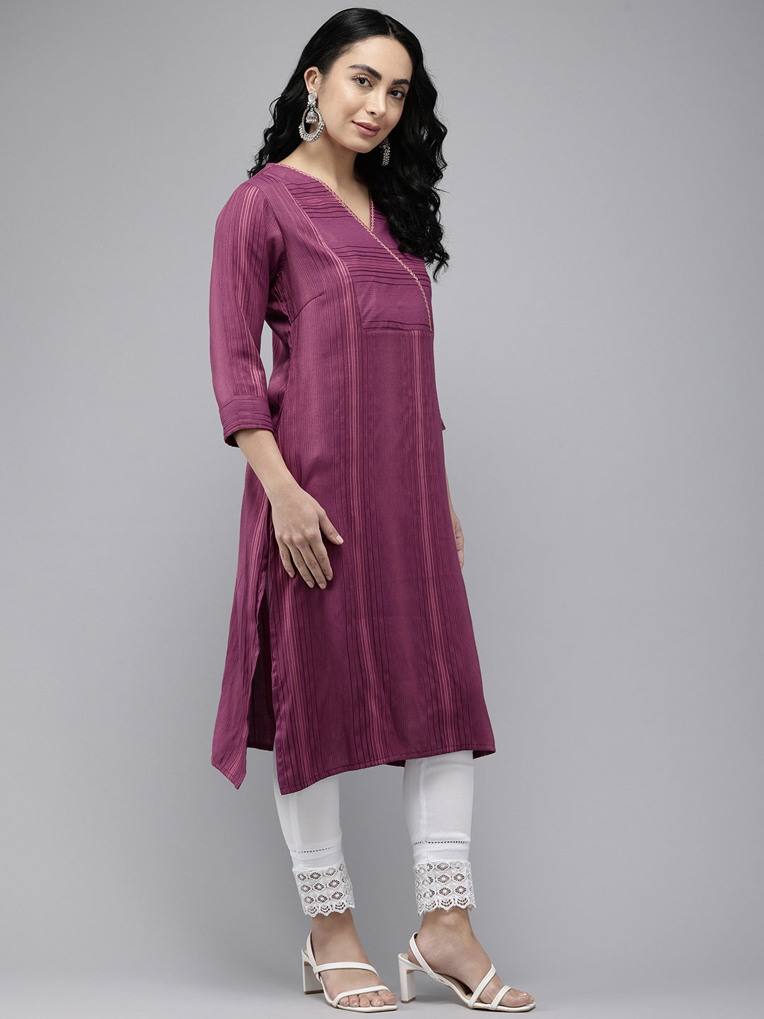 Vedic Women Embroidered Straight Kurta