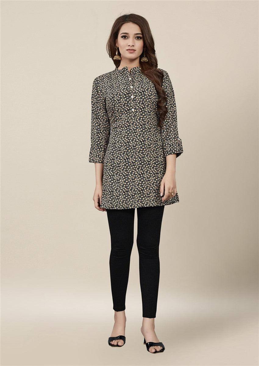 Vedic apparel  premium Black short kurta - Vedic Apparel Private Limited