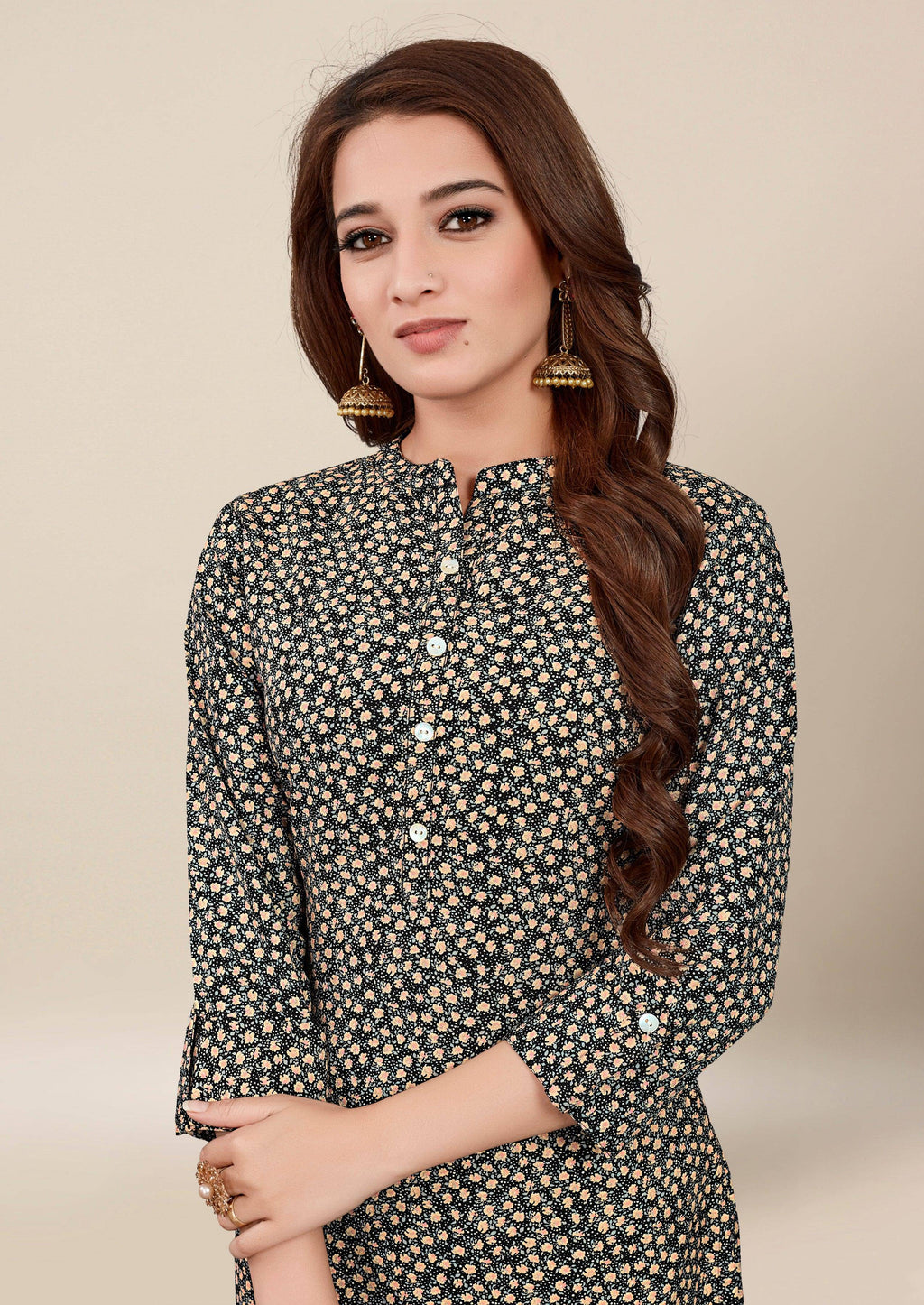 Vedic apparel  premium Black short kurta - Vedic Apparel Private Limited