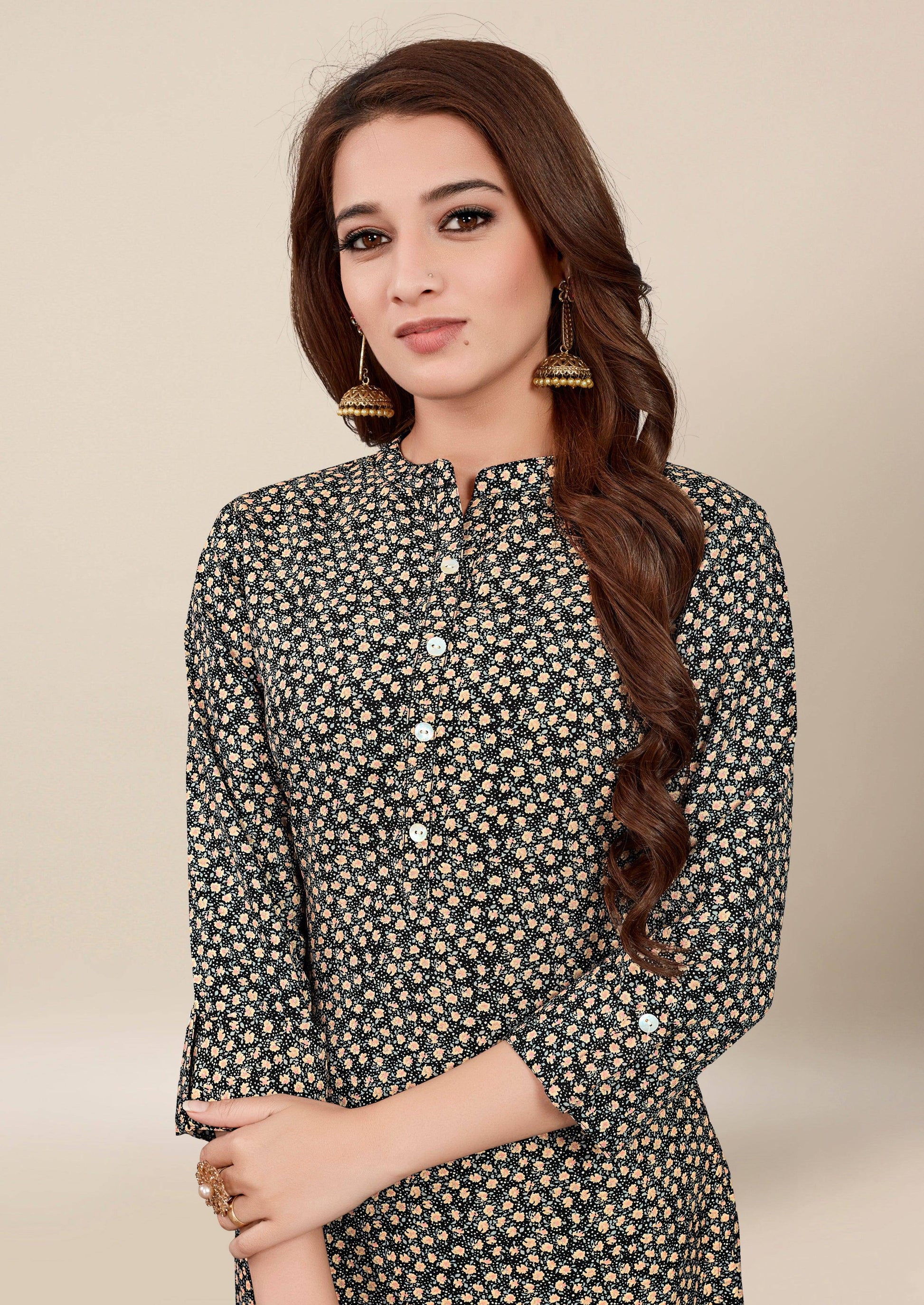 Vedic apparel  premium Black short kurta - Vedic Apparel Private Limited