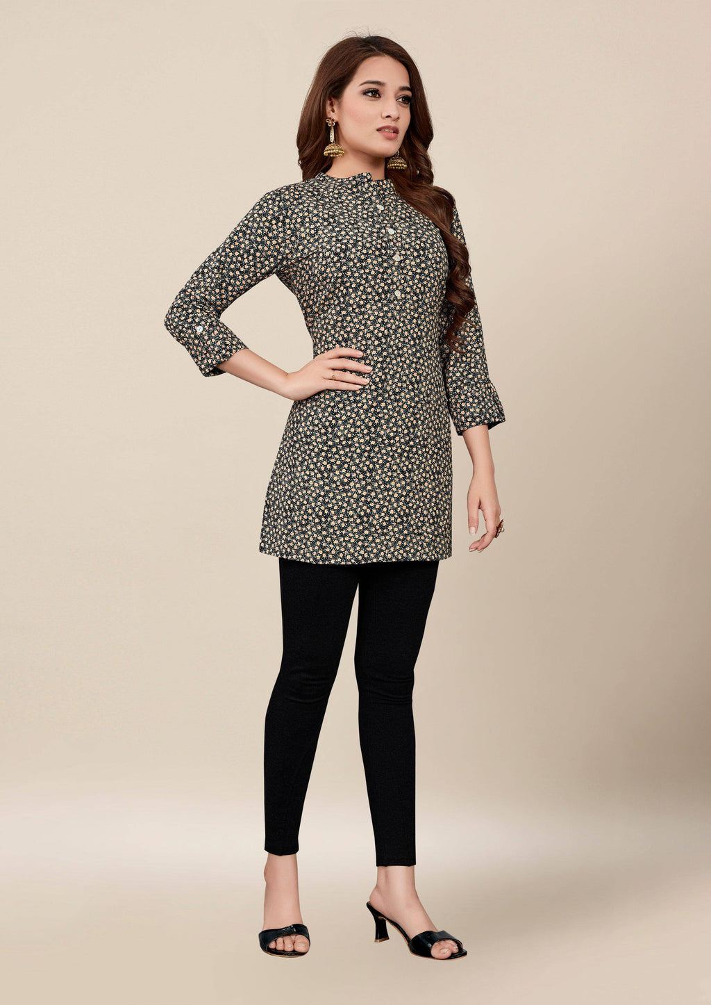 Vedic apparel  premium Black short kurta - Vedic Apparel Private Limited