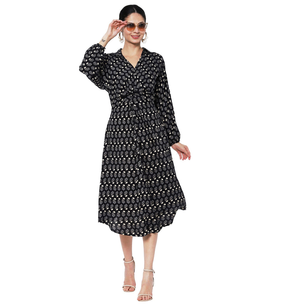 Vedic Apparel's premium  Knot Dress - Vedic Apparel Private Limited