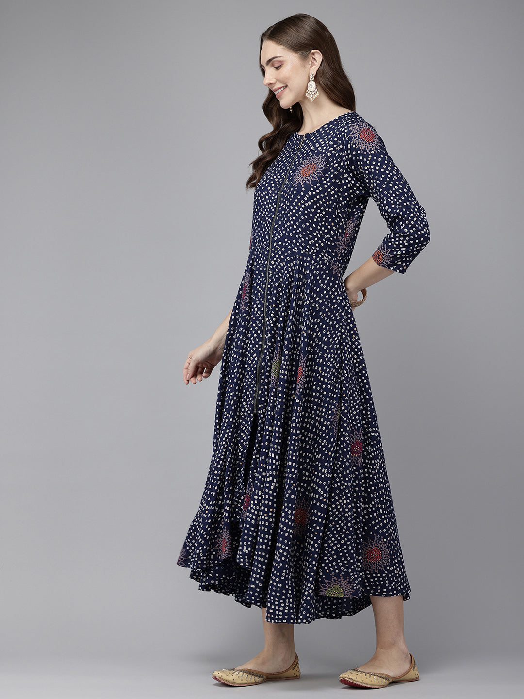 Vedic Women All Over Print  Gown