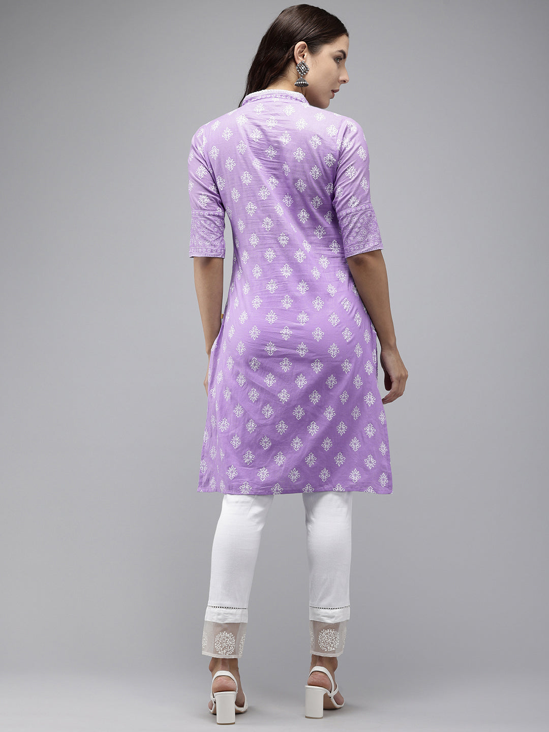 Vedic Women Printed Straight Kurta