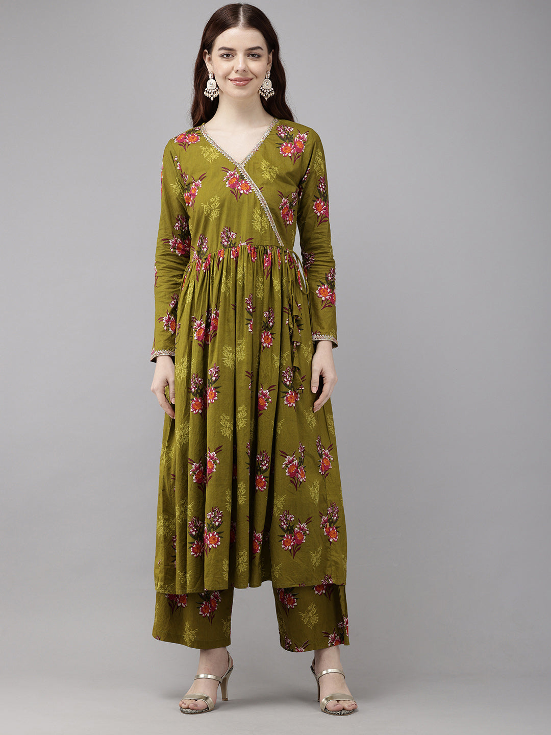 Vedic Women Printed Straight Kurta Pant