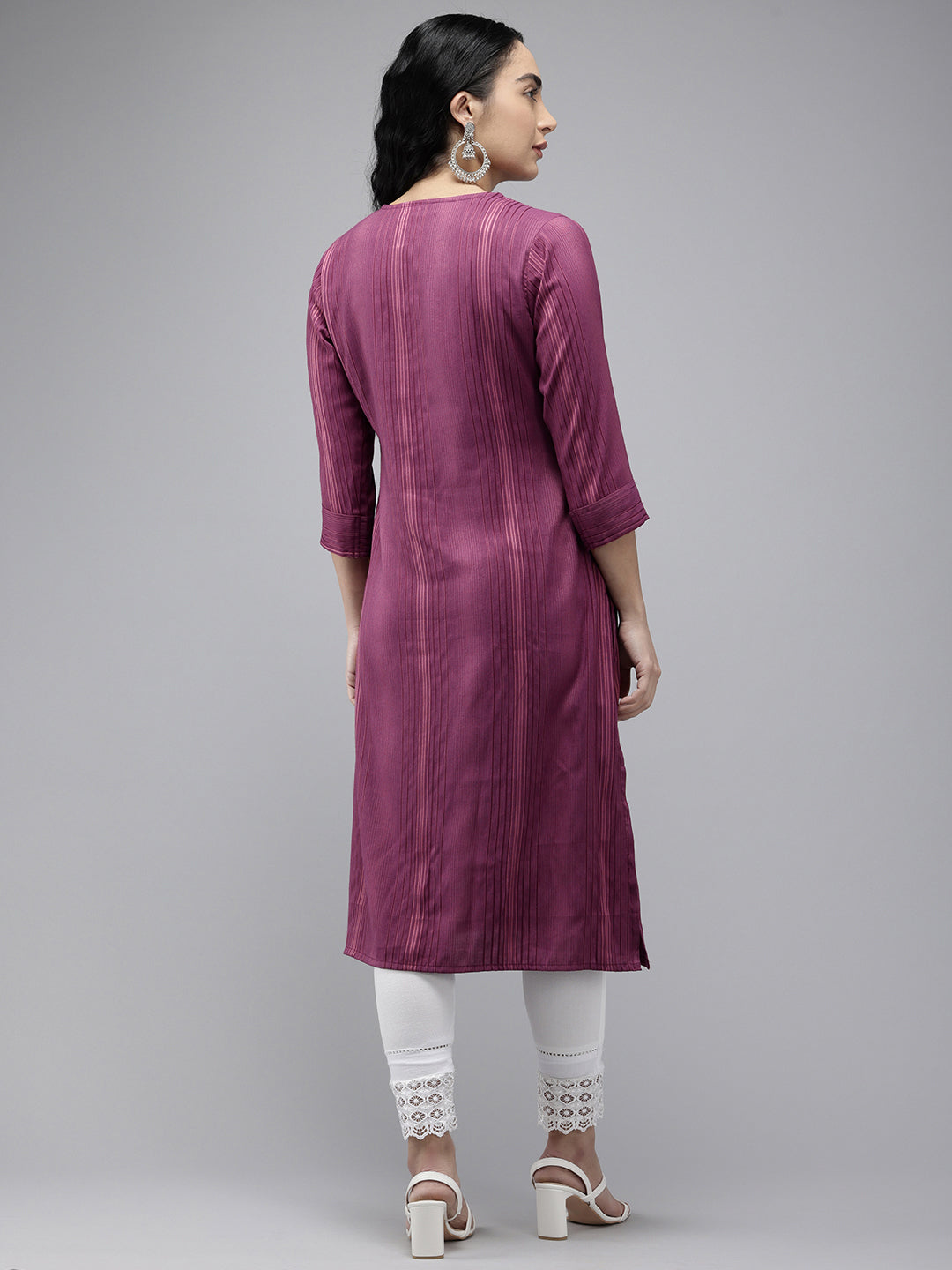 Vedic Women Embroidered Straight Kurta