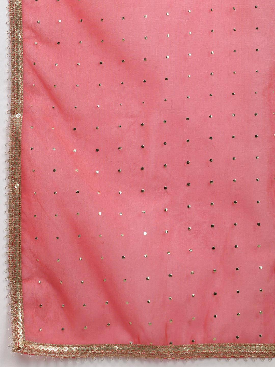 Vedic Women All Over Print Kurta Pant Dupatta - Vedic Apparel Private Limited