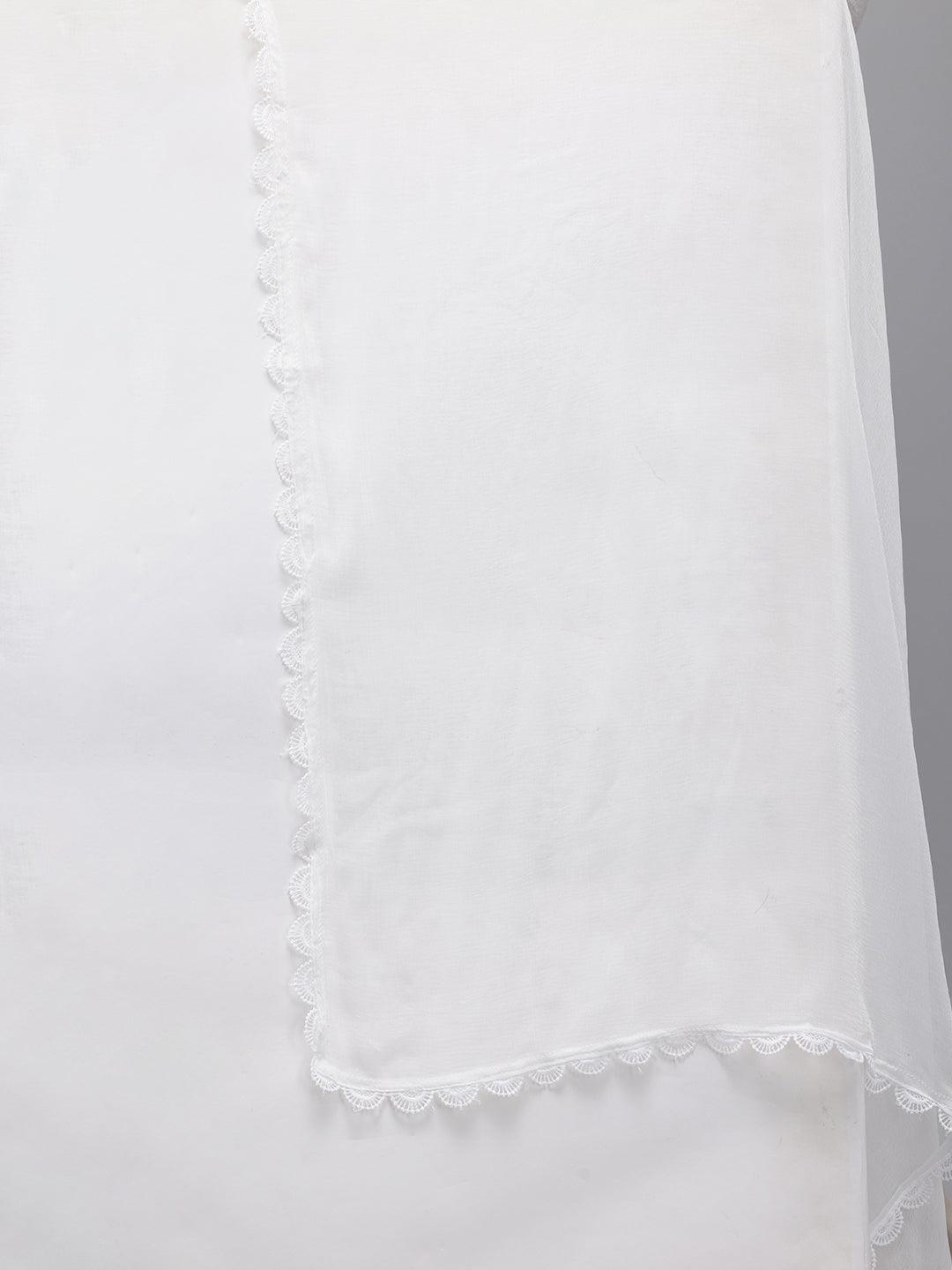 Vedic Anarkali Kurta Pant Dupatta - Vedic Apparel Private Limited