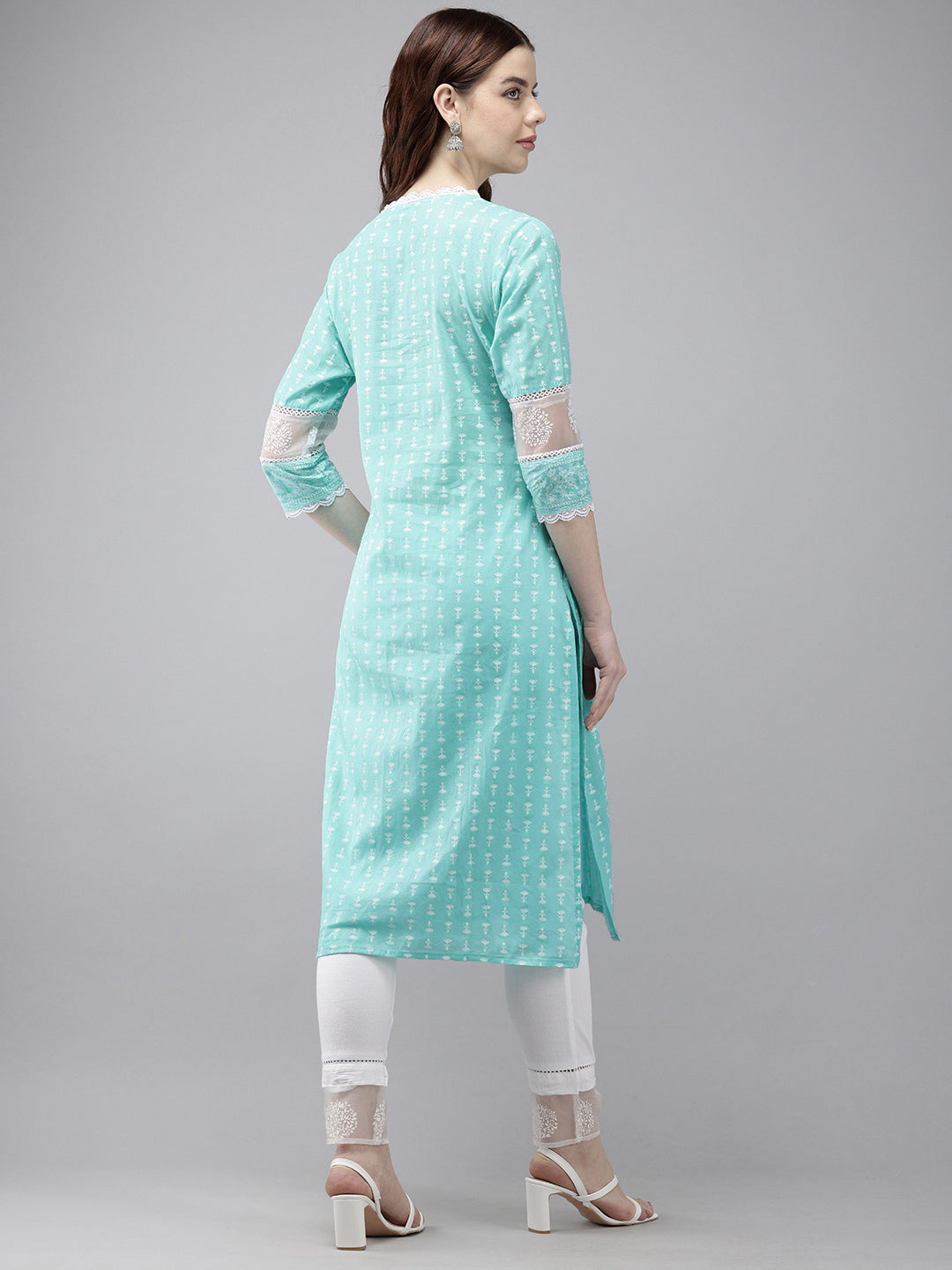 Vedic Women Printed Straight Kurta