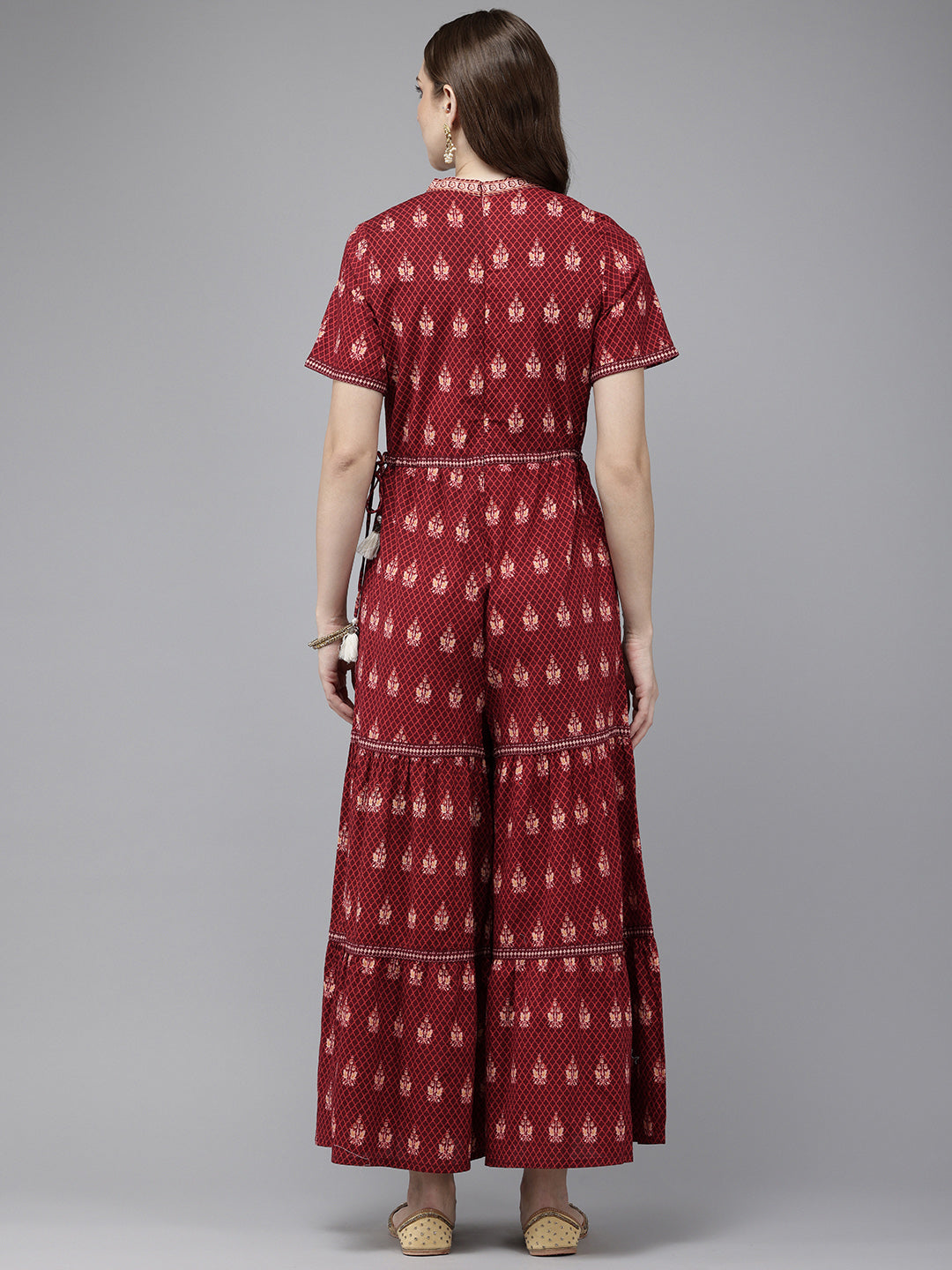 Vedic Printed Jumpsuit for Women