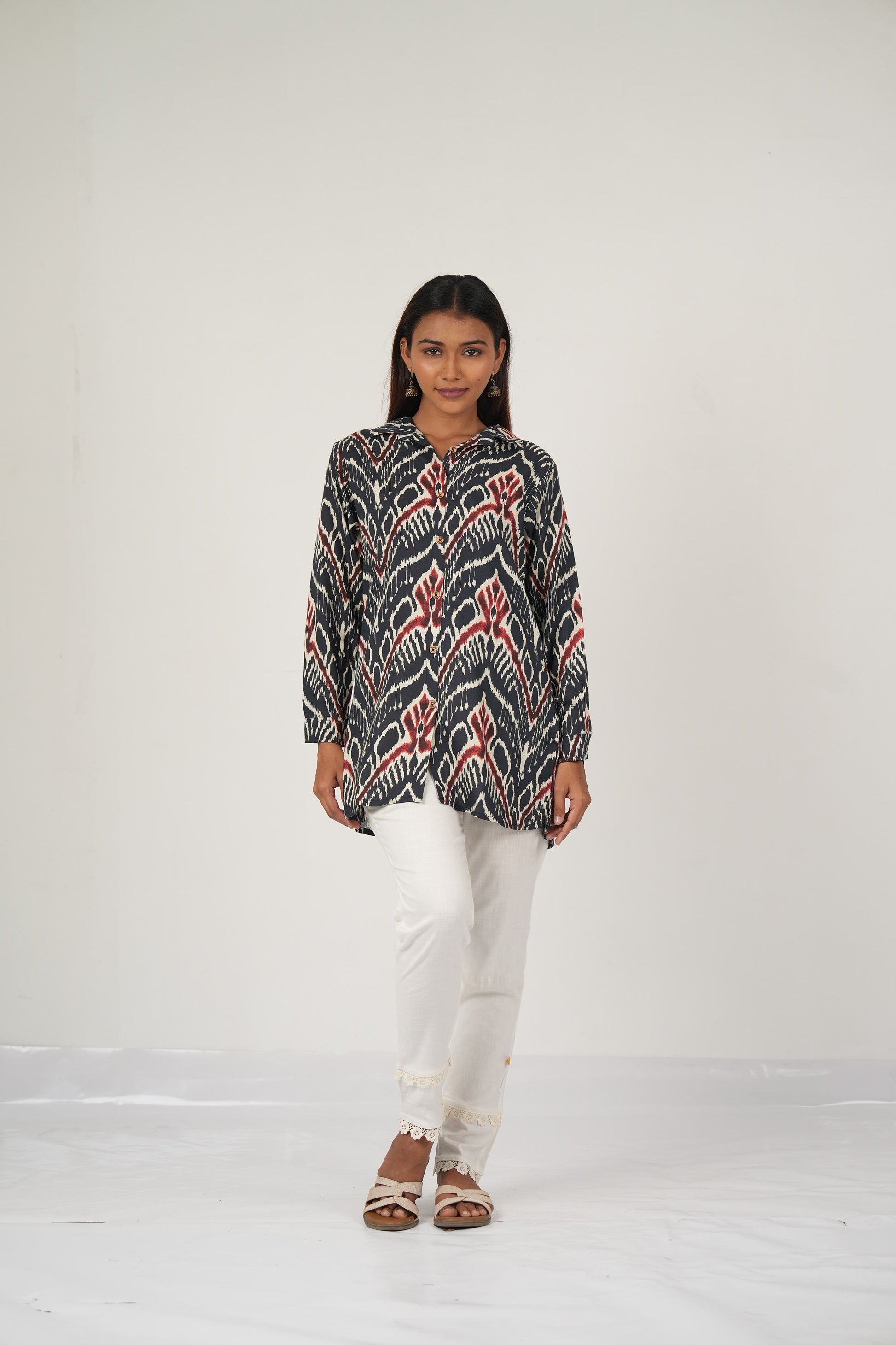 Vedic aesthetic short top.