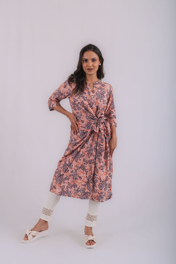 Vedic premium gown-knot (Brown)