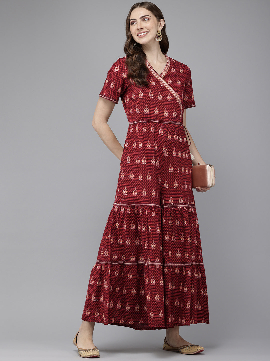 Vedic Printed Jumpsuit for Women