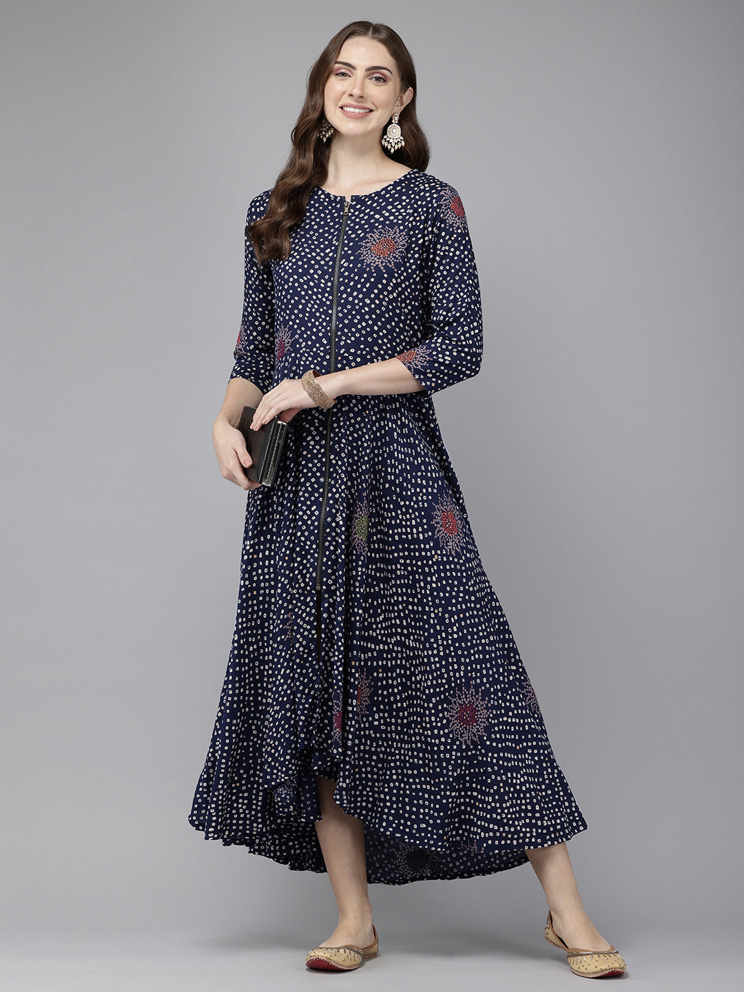 Vedic Women All Over Print  Gown