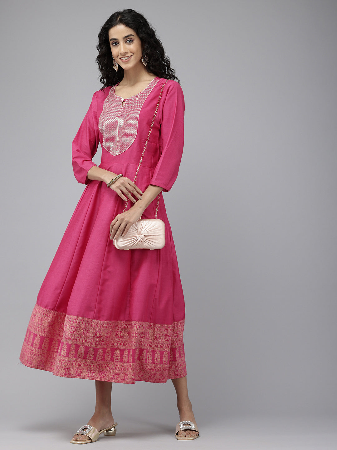 Vedic Women Embellished Anarkali Kurta