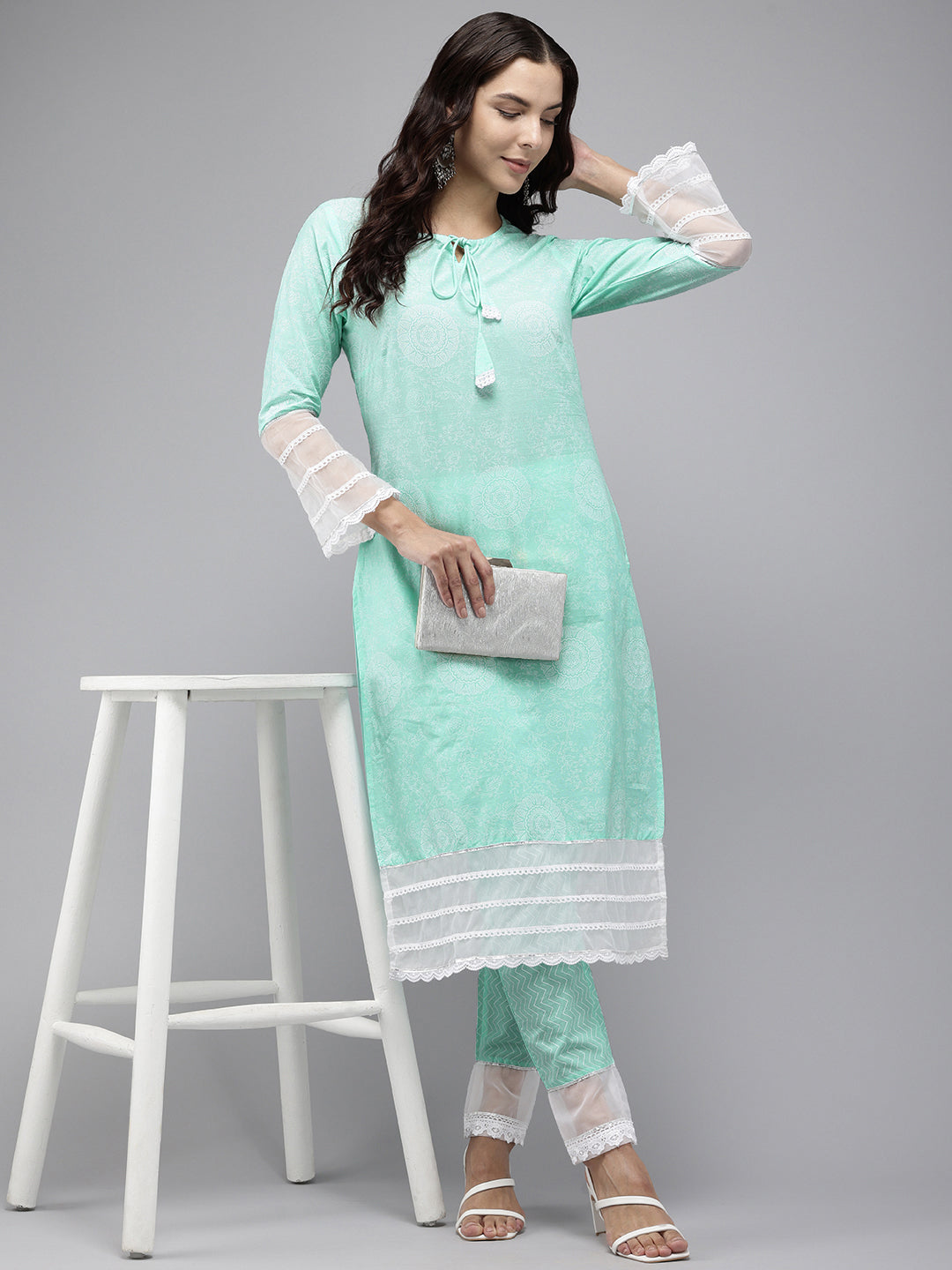 Vedic Women Straight Kurta Pant