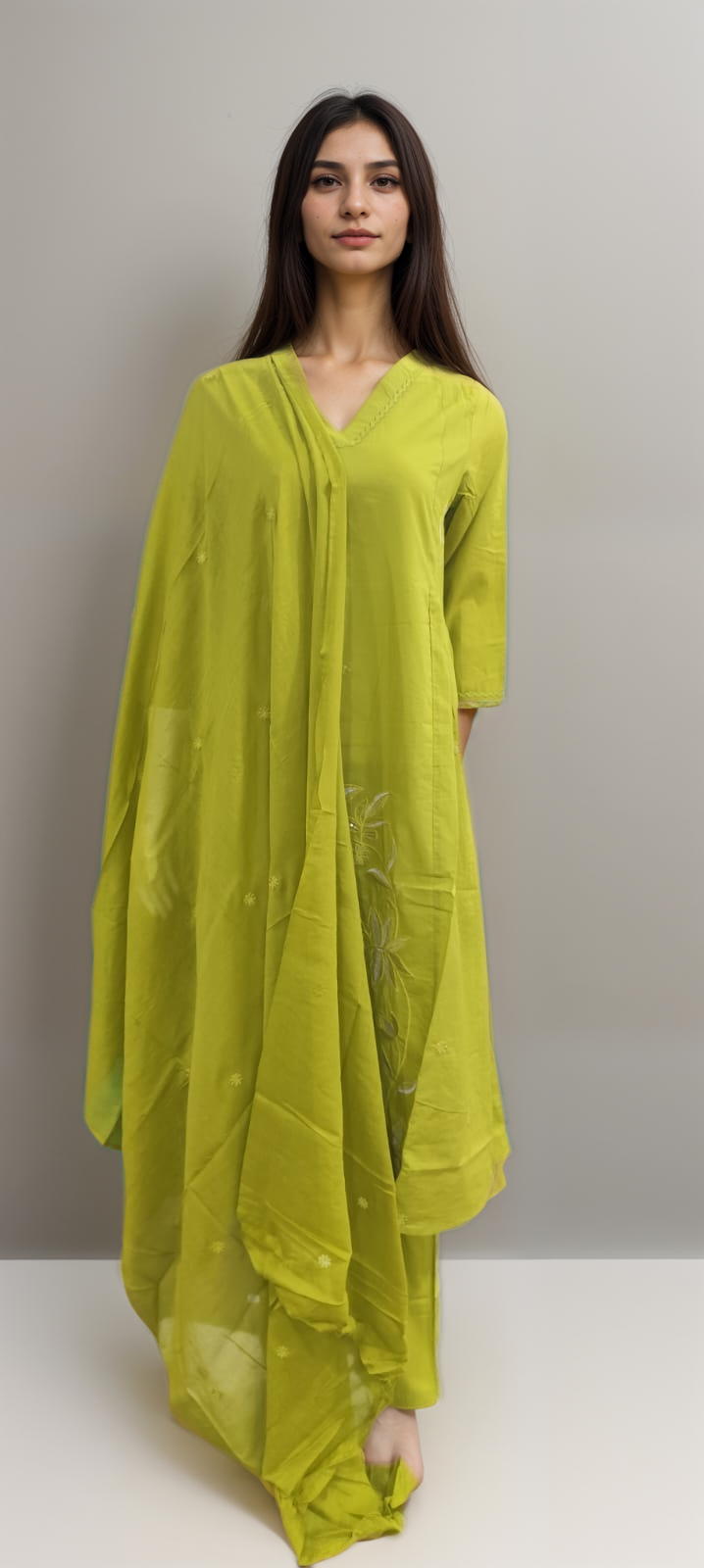 EXCLUSIVE LIME ETHNIC SET