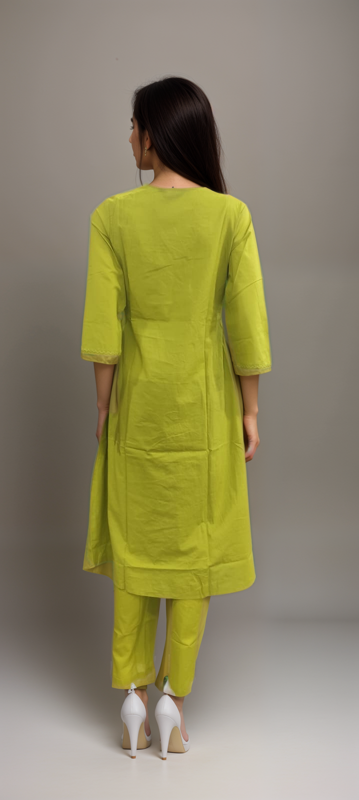 EXCLUSIVE LIME ETHNIC SET