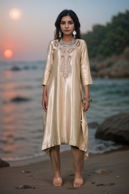 Elegant Ethnic (2pcs set Cream).