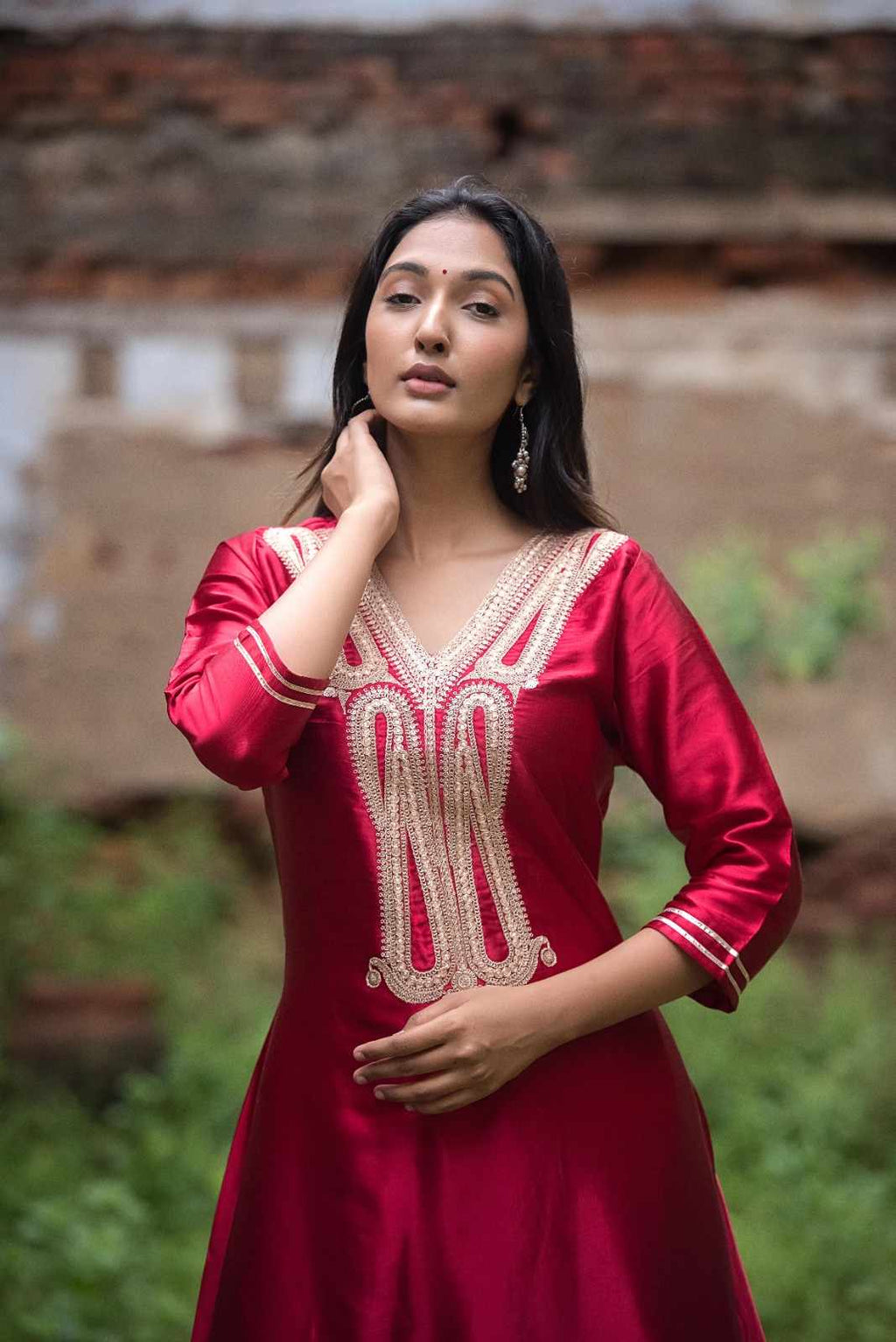 Exclusive Maroon Co-ord set