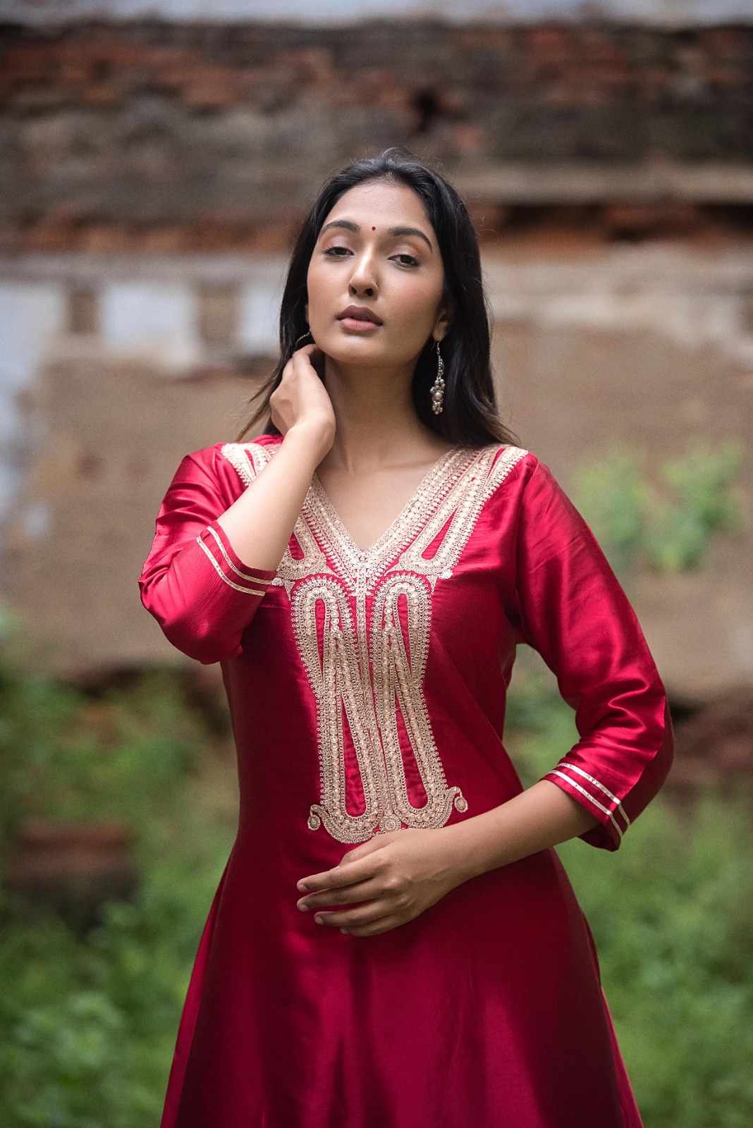 Exclusive Maroon Co-ord set