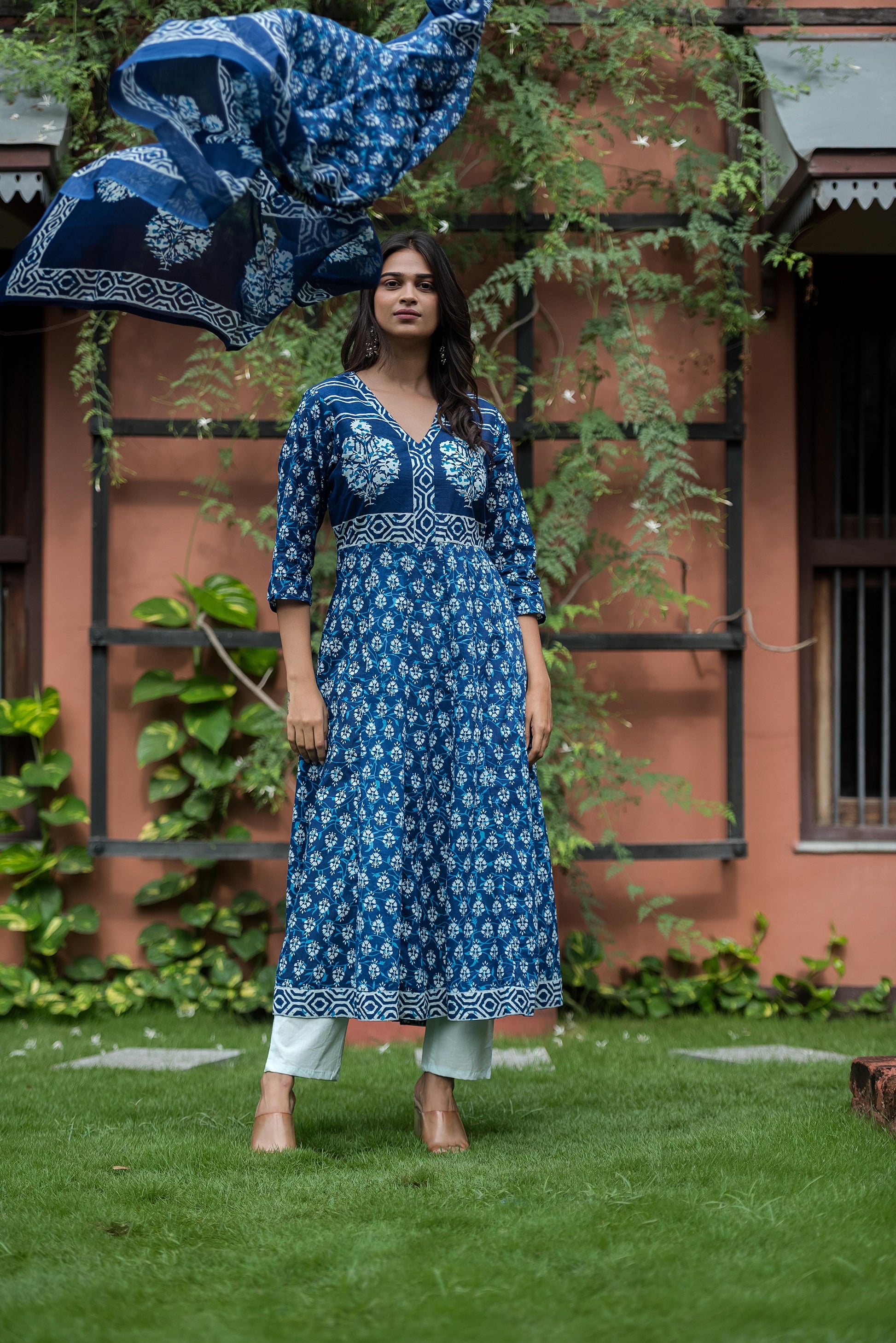 Timeless elegant Blue kurta