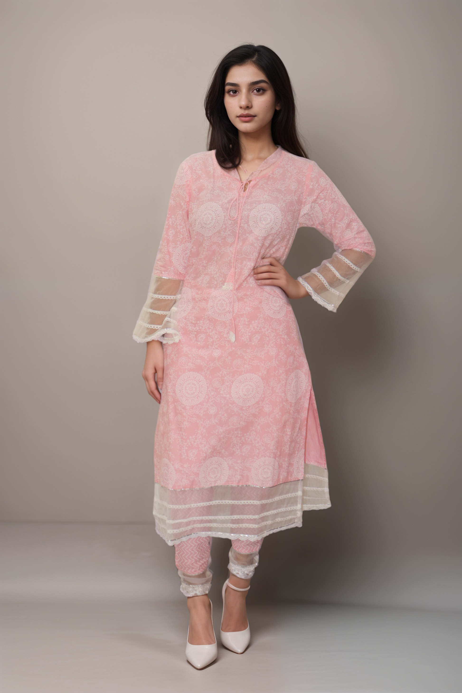 Vedic embroidered kurta & pant.