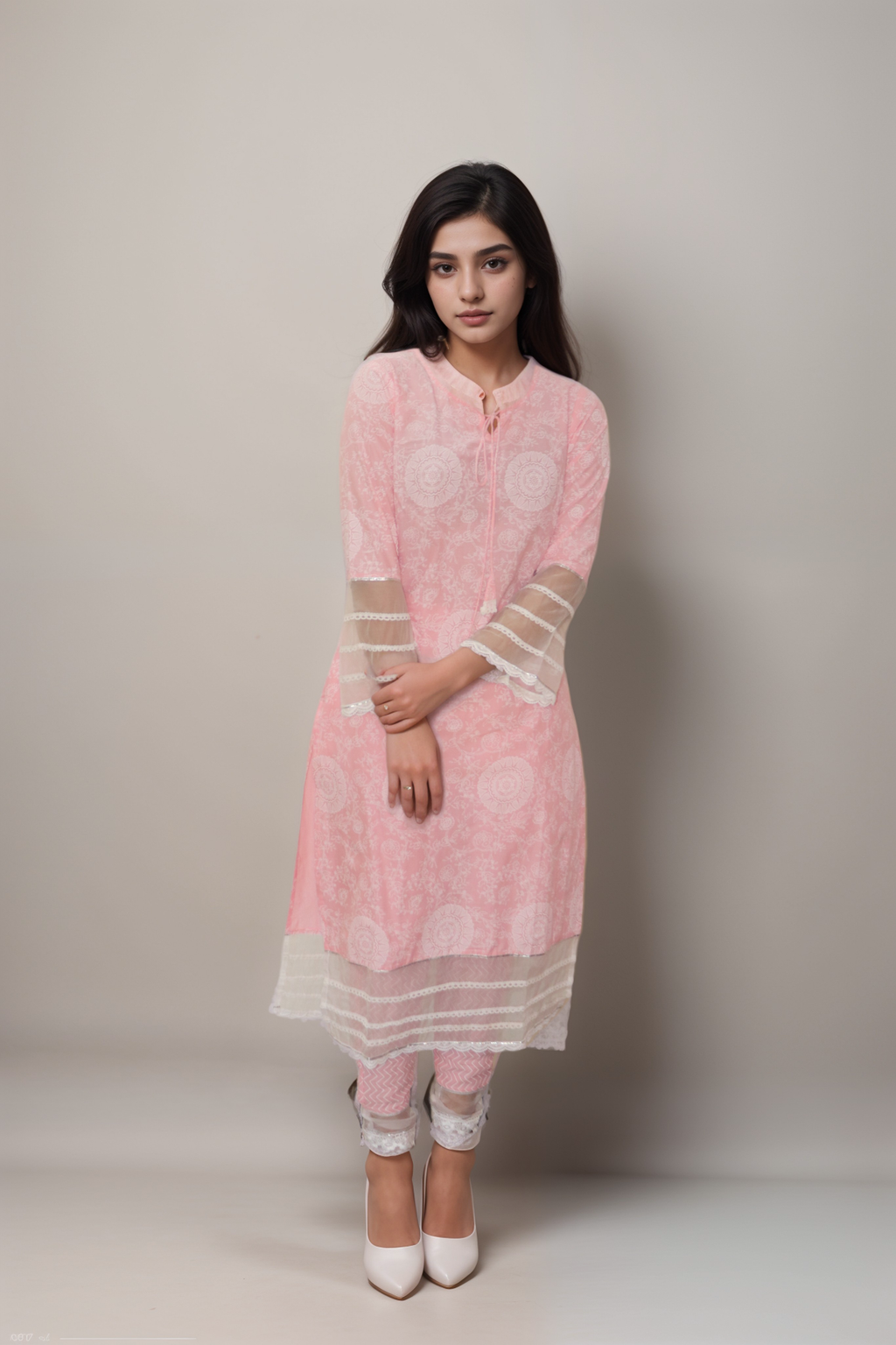 Vedic embroidered kurta & pant.