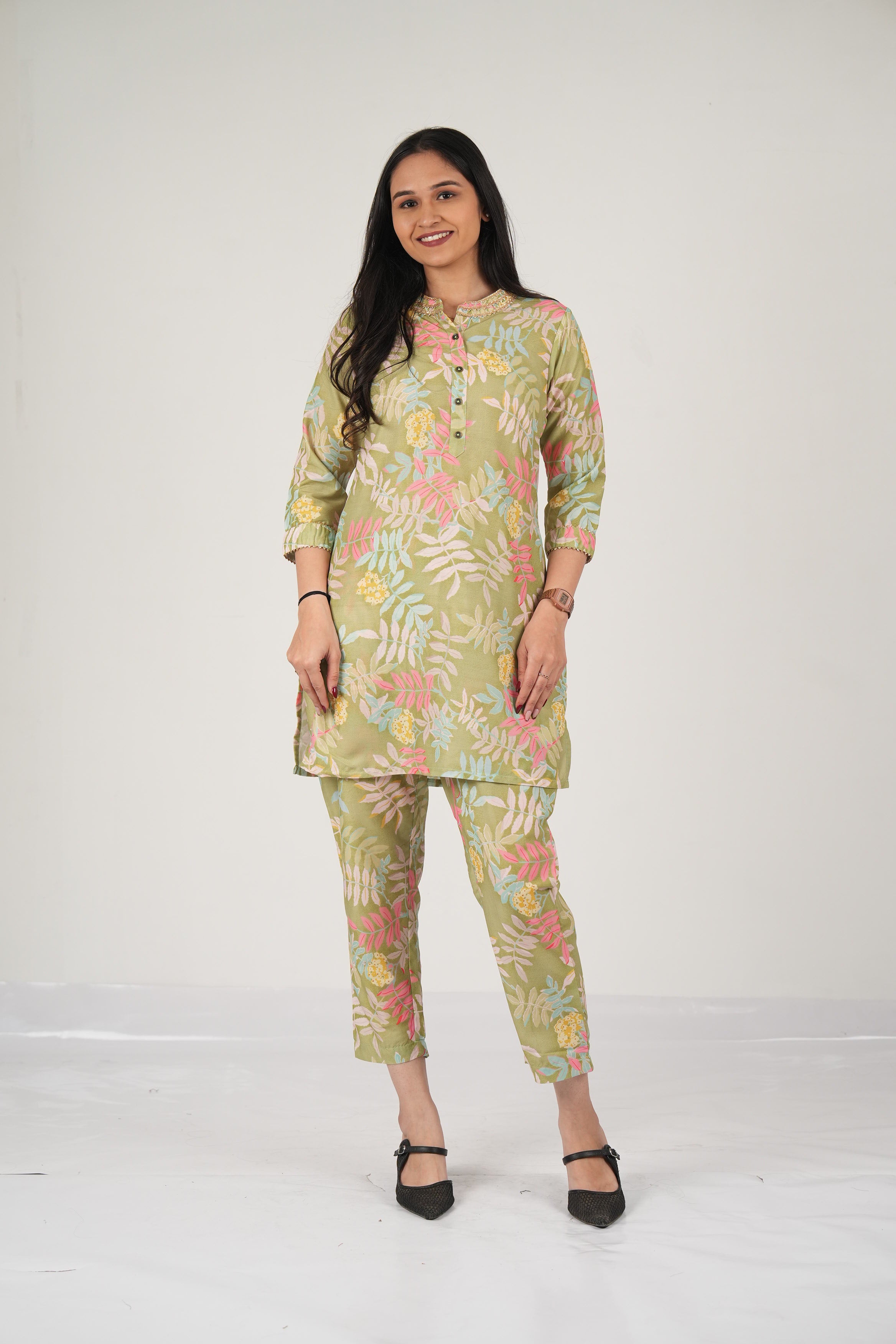 Vedic Apparel Samaira Silk 2-piece set.