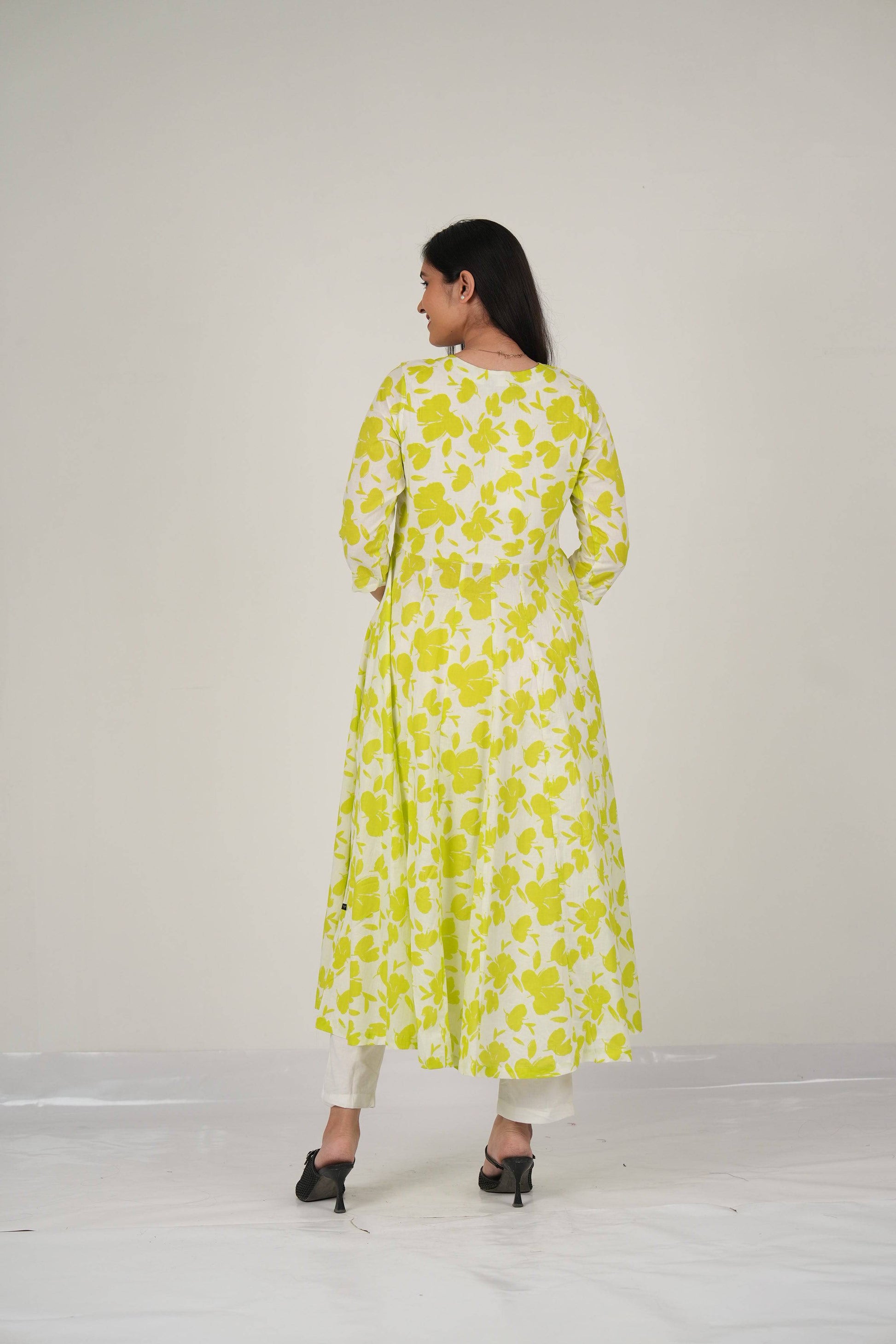 Vedic Apparel Neon kurta set - Vedic Apparel Private Limited