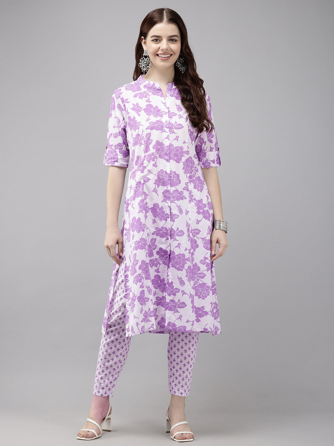 Vedic Women All Over Print Kurta Pant