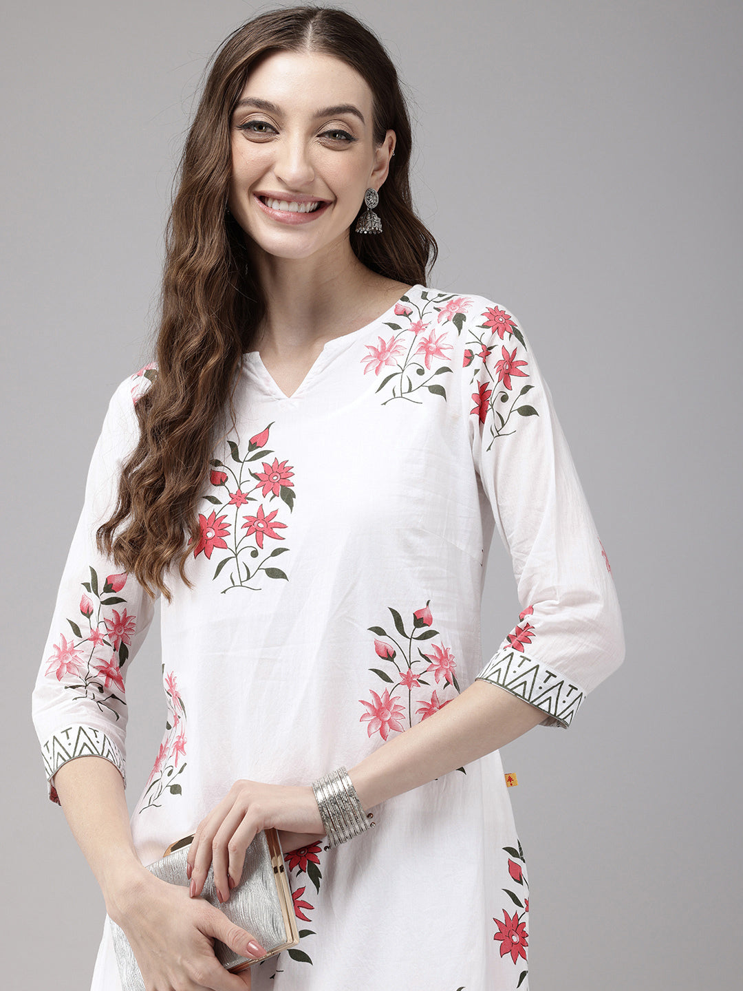 Vedic Women Straight Medium Kurta Plazoo