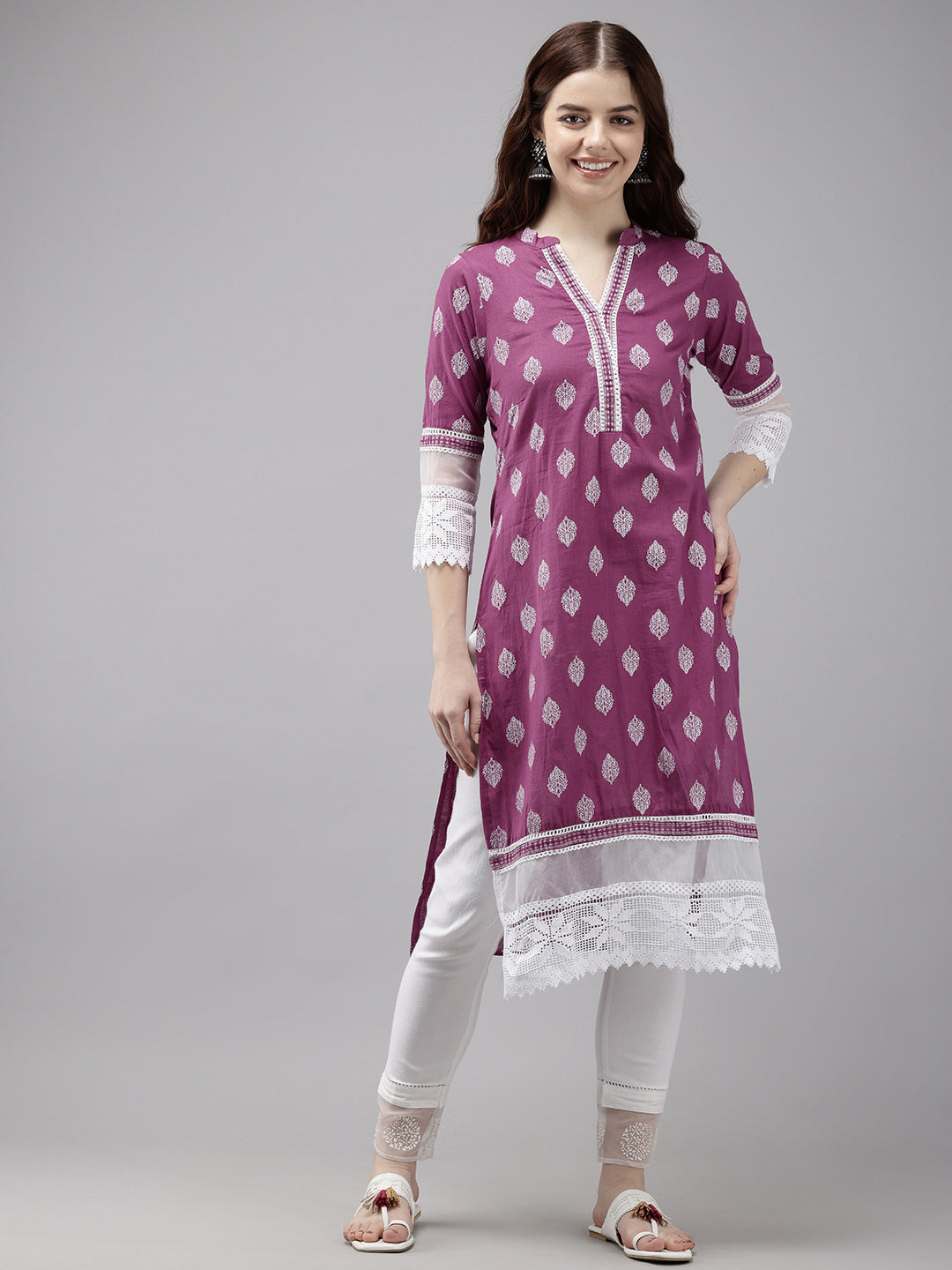 Vedic Women Printed Kurta