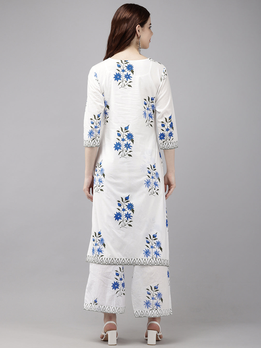 Vedic Women Straight Medium Kurta Plazoo