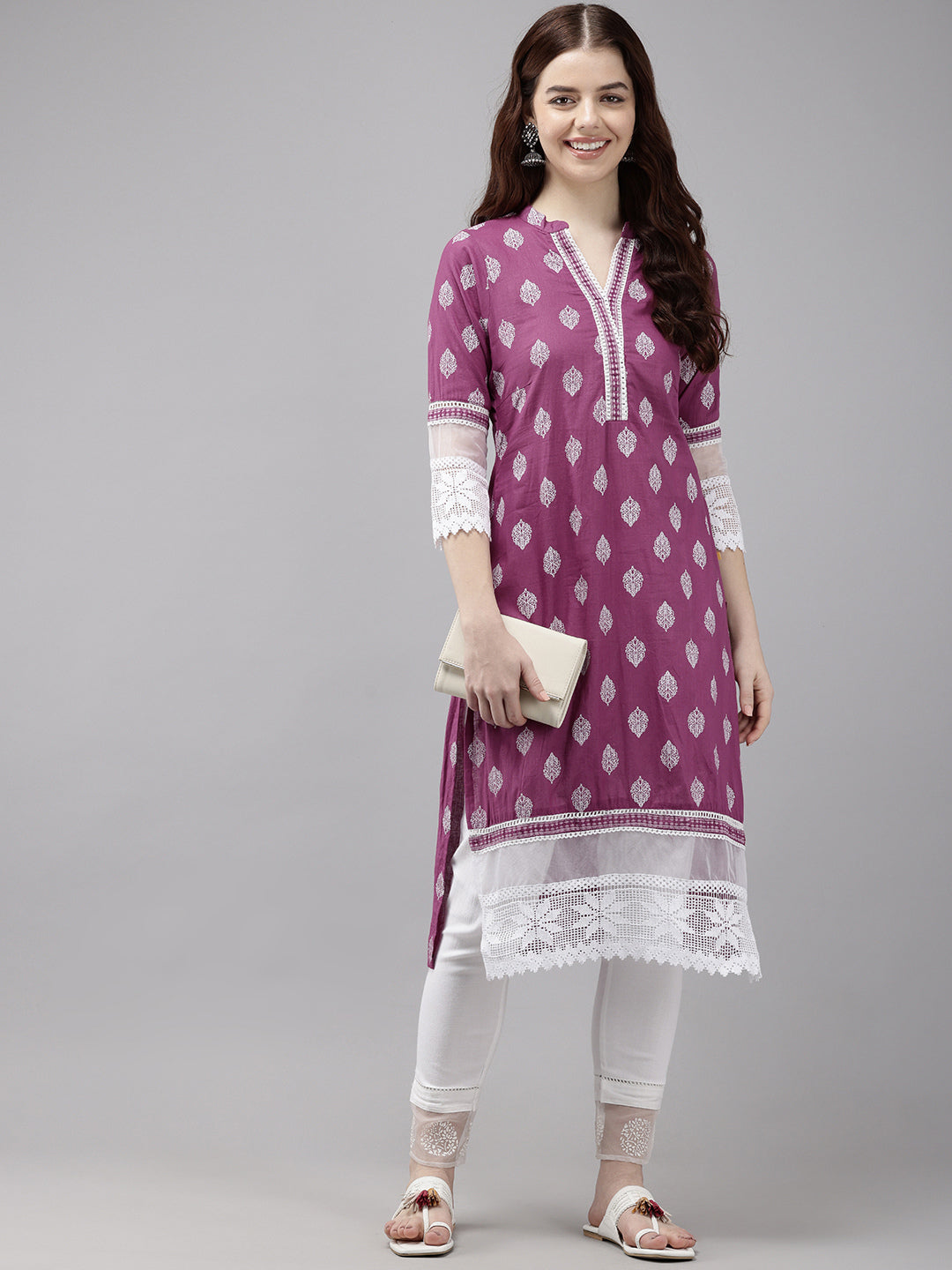 Vedic Women Printed Kurta