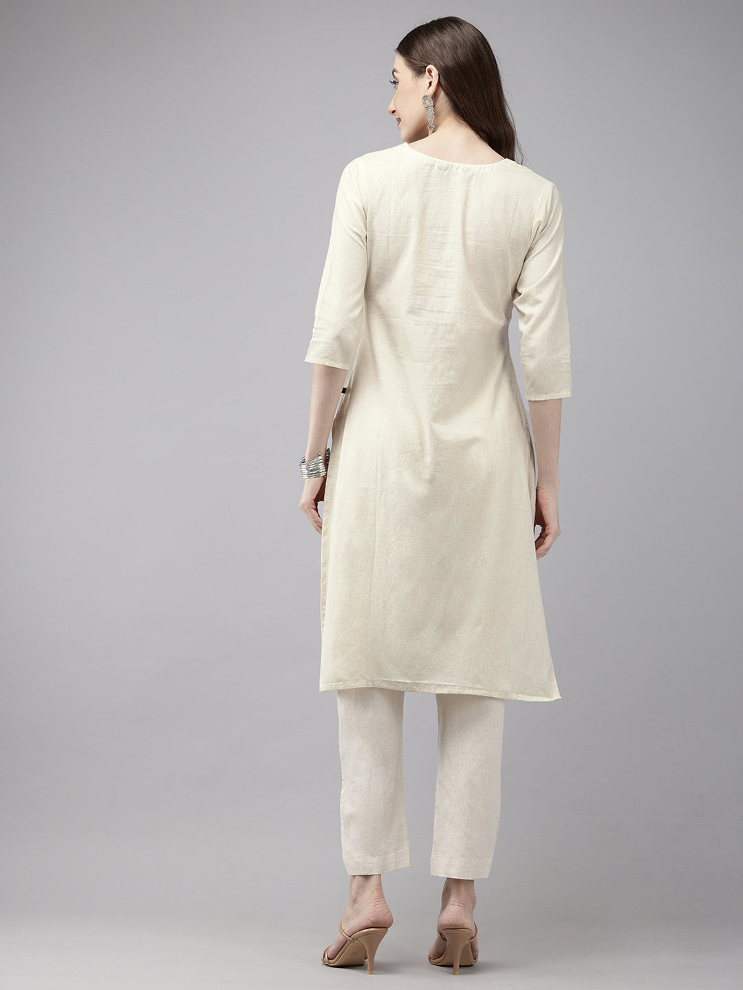 Vedic Women Embroidery Straight Kurta